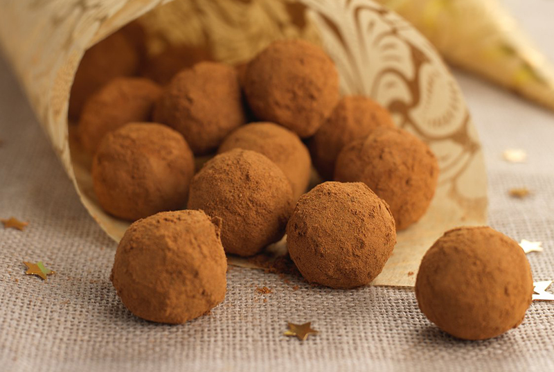 receta trufas chocolate